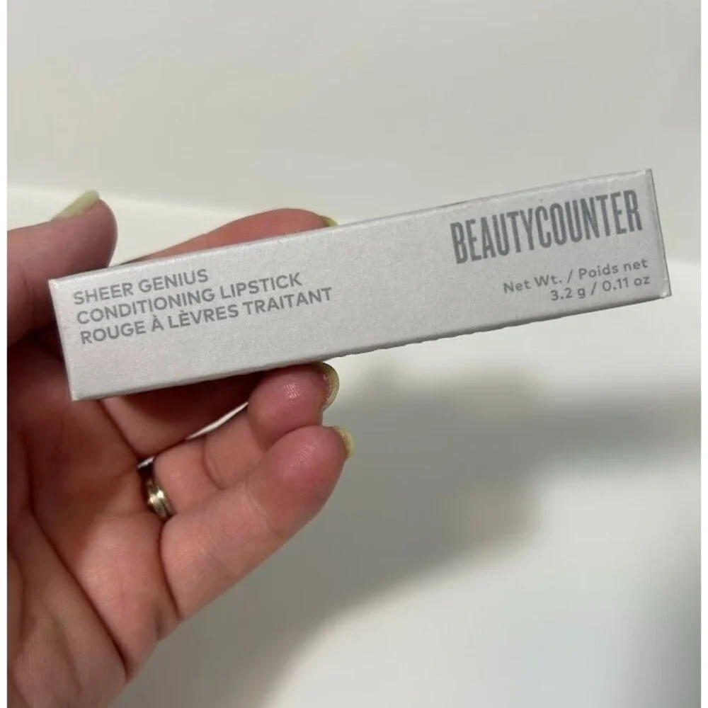 BeautyCounter Sheer Genius Conditioning Lipstick 0.11 oz Rose NEW in Box